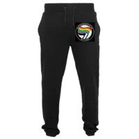 Motiv: Heavy Sweatpants - Regenbogen Antifaschistische Aktion - bestimme auf Wunsch Details wie Produkt, Grösse, Farbe und Position selbst ! Motiv: Heavy Sweatpants - Regenbogen Antifaschistische Aktion
