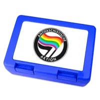 Motiv: Brotzeitbox - Regenbogen Antifaschistische Aktion - bestimme auf Wunsch Details wie Produkt, Grösse, Farbe und Position selbst ! Motiv: Brotzeitbox - Regenbogen Antifaschistische Aktion