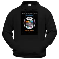 Motiv: Hoodie Premium FAIR WEAR - Aus die Maus - Sendeschluss für rechte Hetze (Motto 2024) - bestimme auf Wunsch Details wie Produkt, Grösse, Farbe und Position selbst ! Motiv: Hoodie Premium FAIR WEAR - Aus die Maus - Sendeschluss für rechte Hetze (Motto 2024)