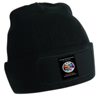 Motiv: Patch Beanie - Aus die Maus - Sendeschluss für rechte Hetze (Motto 2024) - bestimme auf Wunsch Details wie Produkt, Grösse, Farbe und Position selbst ! Motiv: Patch Beanie - Aus die Maus - Sendeschluss für rechte Hetze (Motto 2024)