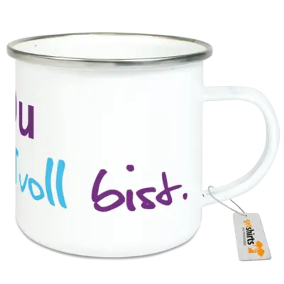 Motiv: Emaille-Tasse