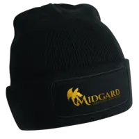 Motiv: Patch Beanie  - Midgard - Logo Gold 