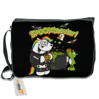 Motiv: Schultertasche - Pummeleinhorn - Spooktacular - bestimme auf Wunsch Details wie Produkt, Grösse, Farbe und Position selbst ! Motiv: Schultertasche - Pummeleinhorn - Spooktacular