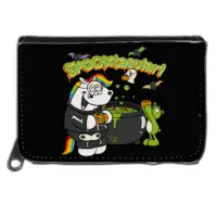Motiv: Geldboerse - Pummeleinhorn - Spooktacular - bestimme auf Wunsch Details wie Produkt, Grösse, Farbe und Position selbst ! Motiv: Geldboerse - Pummeleinhorn - Spooktacular