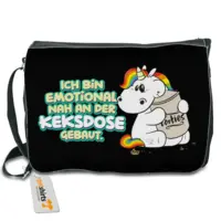 Motiv: Schultertasche - Pummeleinhorn - Keksdose - bestimme auf Wunsch Details wie Produkt, Grösse, Farbe und Position selbst ! Motiv: Schultertasche - Pummeleinhorn - Keksdose