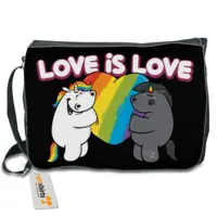 Motiv: Schultertasche - Pummeleinhorn - Love is Love - bestimme auf Wunsch Details wie Produkt, Grösse, Farbe und Position selbst ! Motiv: Schultertasche - Pummeleinhorn - Love is Love