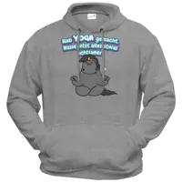 Motiv: Hoodie Premium FAIR WEAR - Grummeleinhorn - Yoga - bestimme auf Wunsch Details wie Produkt, Grösse, Farbe und Position selbst ! Motiv: Hoodie Premium FAIR WEAR - Grummeleinhorn - Yoga
