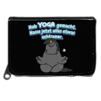 Motiv: Geldboerse - Grummeleinhorn - Yoga - bestimme auf Wunsch Details wie Produkt, Grösse, Farbe und Position selbst ! Motiv: Geldboerse - Grummeleinhorn - Yoga