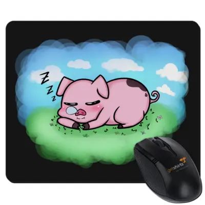 Motiv: Mousepad Textil - sleepy bunt 