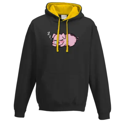 Motiv: Two-Tone Hoodie - sleepy groß 