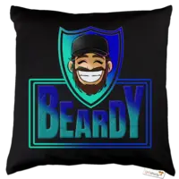 Motiv: Kissen Baumwolle - BeardyLP Main Logo - bestimme auf Wunsch Details wie Produkt, Grösse, Farbe und Position selbst ! Motiv: Kissen Baumwolle - BeardyLP Main Logo