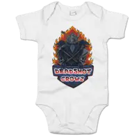 Motiv: Baby Body Organic - Deadshot Crowz - bestimme auf Wunsch Details wie Produkt, Grösse, Farbe und Position selbst ! Motiv: Baby Body Organic - Deadshot Crowz