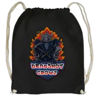 Motiv: Cotton Gymsac - Deadshot Crowz - bestimme auf Wunsch Details wie Produkt, Grösse, Farbe und Position selbst ! Motiv: Cotton Gymsac - Deadshot Crowz