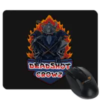 Motiv: Mousepad Textil - Deadshot Crowz - bestimme auf Wunsch Details wie Produkt, Grösse, Farbe und Position selbst ! Motiv: Mousepad Textil - Deadshot Crowz