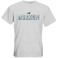 Motiv: T-Shirt Premium - Schriftzug Borkum - bestimme auf Wunsch Details wie Produkt, Grösse, Farbe und Position selbst ! Motiv: T-Shirt Premium - Schriftzug Borkum