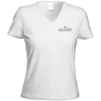 Motiv: T-Shirt Damen V-Neck Classic - Schriftzug Borkum - bestimme auf Wunsch Details wie Produkt, Grösse, Farbe und Position selbst ! Motiv: T-Shirt Damen V-Neck Classic - Schriftzug Borkum