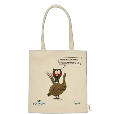 Motiv: Baumwolltasche - Fasanenbrause_Cartoonist Michel Ley 