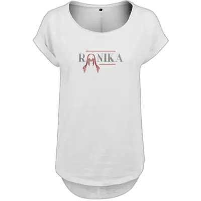 Motiv: Ladies Long Slub Tee - RonLogo 