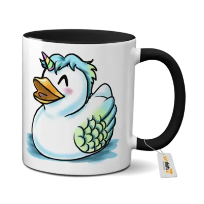 Motiv: Tasse farbig - Quietscheente 