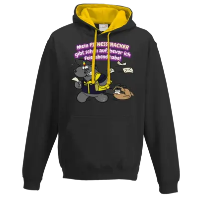 Motiv: Two-Tone Hoodie - Beruf Postbote - Grummeleinhorn 