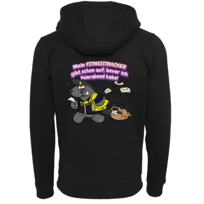 Motiv: Heavy Zip-Hoodie - Beruf Postbote - Grummeleinhorn 