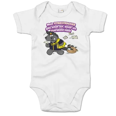 Motiv: Baby Body Organic - Beruf Postbote - Grummeleinhorn 