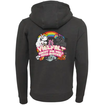 Motiv: Heavy Zip-Hoodie - Pummeleinhorn - Vielfalt 