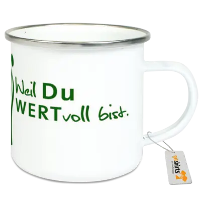 Motiv: Emaille-Tasse