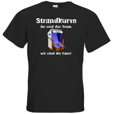 Motiv: T-Shirt Premium - Strandkurve Strandkorb 