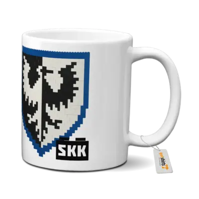Motiv: Tasse - Black Falcons Wappen blau 