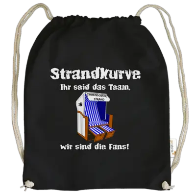 Motiv: Cotton Gymsac - Strandkurve Strandkorb 