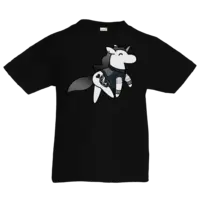 Motiv: Kids T-Shirt Premium FAIR WEAR - Heavy Metal Hörnchen - bestimme auf Wunsch Details wie Produkt, Grösse, Farbe und Position selbst ! Motiv: Kids T-Shirt Premium FAIR WEAR - Heavy Metal Hörnchen