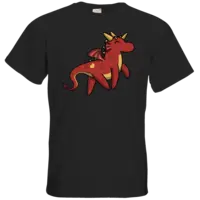 Motiv: T-Shirt Premium - Drachenhörnchen - bestimme auf Wunsch Details wie Produkt, Grösse, Farbe und Position selbst ! Motiv: T-Shirt Premium - Drachenhörnchen