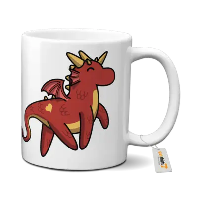 Motiv: Tasse - Drachenhörnchen 