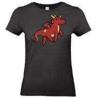 Motiv: T-Shirt Damen Premium FAIR WEAR - Drachenhörnchen - bestimme auf Wunsch Details wie Produkt, Grösse, Farbe und Position selbst ! Motiv: T-Shirt Damen Premium FAIR WEAR - Drachenhörnchen