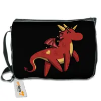 Motiv: Schultertasche - Drachenhörnchen - bestimme auf Wunsch Details wie Produkt, Grösse, Farbe und Position selbst ! Motiv: Schultertasche - Drachenhörnchen