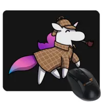 Motiv: Mousepad Textil - Sherlock Hörnchen - bestimme auf Wunsch Details wie Produkt, Grösse, Farbe und Position selbst ! Motiv: Mousepad Textil - Sherlock Hörnchen