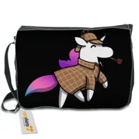 Motiv: Schultertasche - Sherlock Hörnchen - bestimme auf Wunsch Details wie Produkt, Grösse, Farbe und Position selbst ! Motiv: Schultertasche - Sherlock Hörnchen