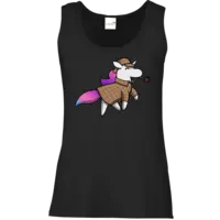 Motiv: Tank Top Damen Classic - Sherlock Hörnchen - bestimme auf Wunsch Details wie Produkt, Grösse, Farbe und Position selbst ! Motiv: Tank Top Damen Classic - Sherlock Hörnchen