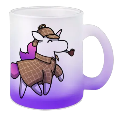 Motiv: Color Glas Mug - Sherlock Hörnchen