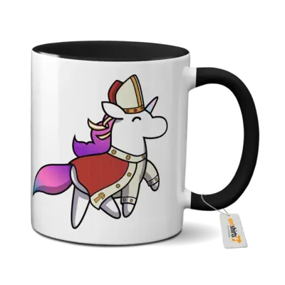 Motiv: Tasse farbig - Papsthörnchen 