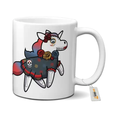 Motiv: Tasse - Día de los Muertos Hörnchen 