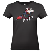 Motiv: T-Shirt Damen Premium FAIR WEAR - Día de los Muertos Hörnchen 