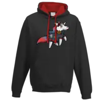Motiv: Two-Tone Hoodie - Día de los Muertos Hörnchen 