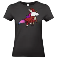 Motiv: T-Shirt Damen Premium FAIR WEAR - Rotmagier Hörnchen - bestimme auf Wunsch Details wie Produkt, Grösse, Farbe und Position selbst ! Motiv: T-Shirt Damen Premium FAIR WEAR - Rotmagier Hörnchen