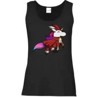 Motiv: Tank Top Damen Classic - Rotmagier Hörnchen - bestimme auf Wunsch Details wie Produkt, Grösse, Farbe und Position selbst ! Motiv: Tank Top Damen Classic - Rotmagier Hörnchen