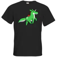 Motiv: T-Shirt Premium - Yoshi Hörnchen - bestimme auf Wunsch Details wie Produkt, Grösse, Farbe und Position selbst ! Motiv: T-Shirt Premium - Yoshi Hörnchen