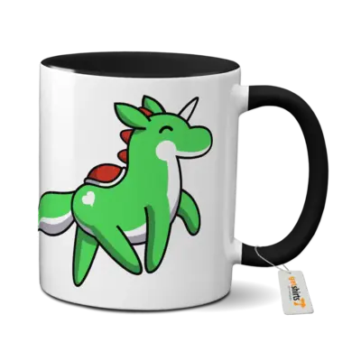 Motiv: Tasse farbig - Yoshi Hörnchen 