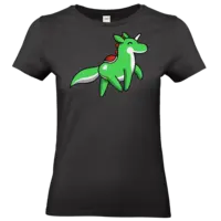 Motiv: T-Shirt Damen Premium FAIR WEAR - Yoshi Hörnchen - bestimme auf Wunsch Details wie Produkt, Grösse, Farbe und Position selbst ! Motiv: T-Shirt Damen Premium FAIR WEAR - Yoshi Hörnchen