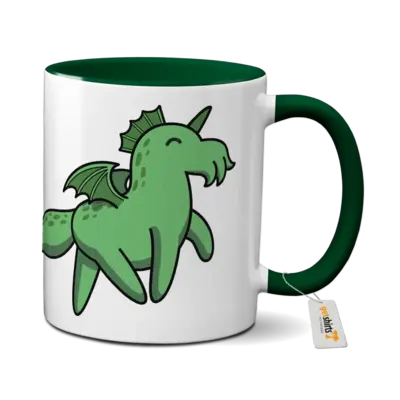 Motiv: Tasse farbig - Cthulhu Hörnchen